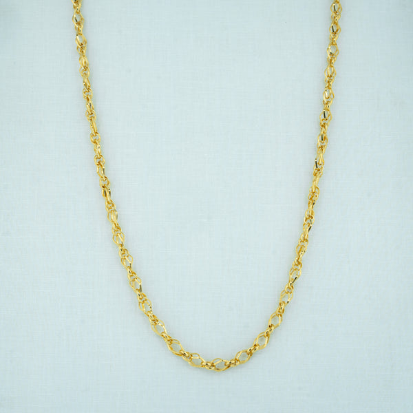 TwistWeave Gold Chain