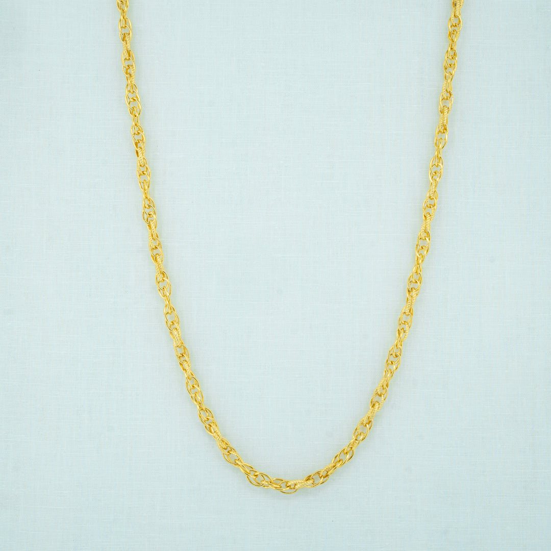 Rope Twist Link Chain