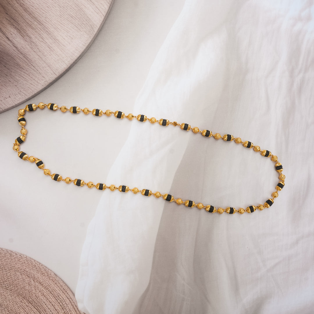 Gold-Thread Rudraksha Harmony Chain