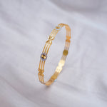 Load image into Gallery viewer, Lunar Crest Bangle – Elegance in Orbit
