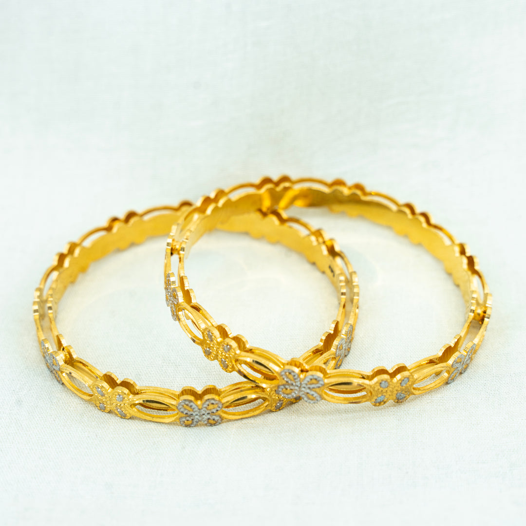The Golden Bloom Bangle