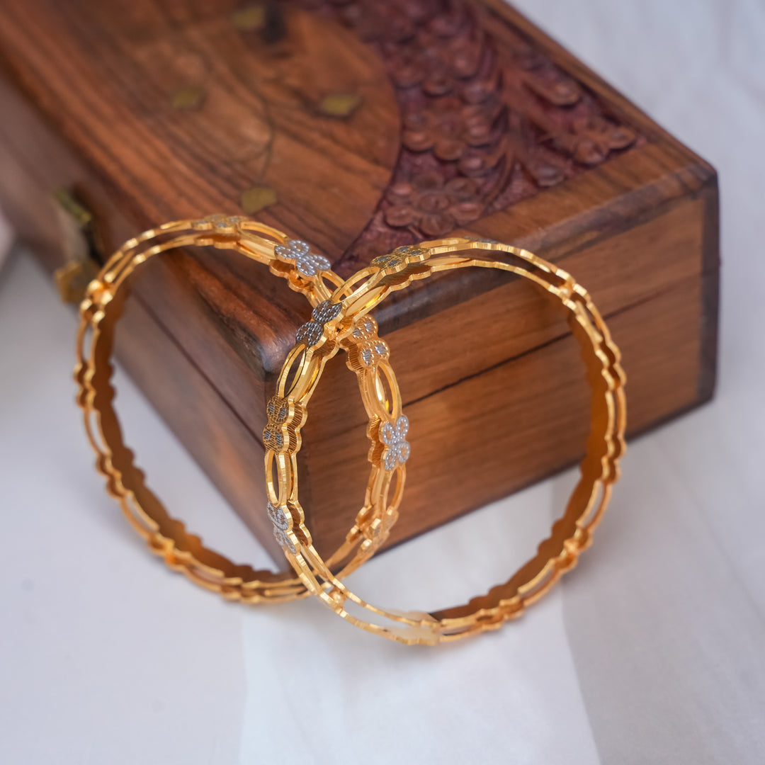 The Golden Bloom Bangle