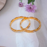 Load image into Gallery viewer, The Golden Bloom Bangle
